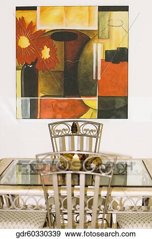 Stock Photo - Interiors of a dining room. Fotosearch
