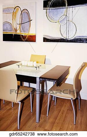 Stock Photo - Interiors of a dining room. Fotosearch