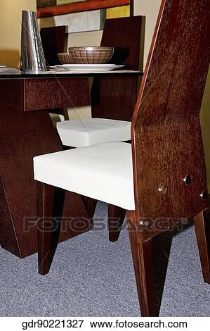 Interiors of a dining room View Large Photo Image Stock Photo - Interiors of a dining room. Fotosearch