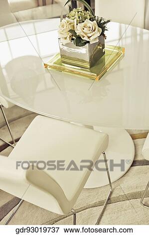 Interiors of a dining room View Large Photo Image Stock Photo - Interiors of a dining room. Fotosearch
