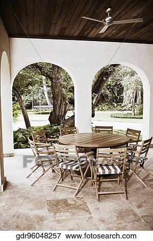 Stock Photo - Interiors of a dining room. Fotosearch