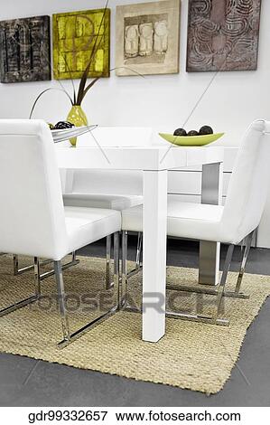 Stock Photo - Interiors of a dining room. Fotosearch