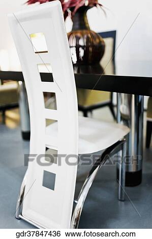 Interiors of a dining room View Large Photo Image Stock Photograph - Interiors of a dining room. Fotosearch