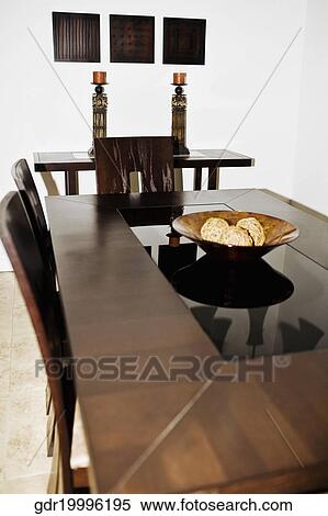 Stock Photography - Interiors of a dining room. Fotosearch