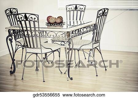 Stock Photography - Interiors of a dining room. Fotosearch