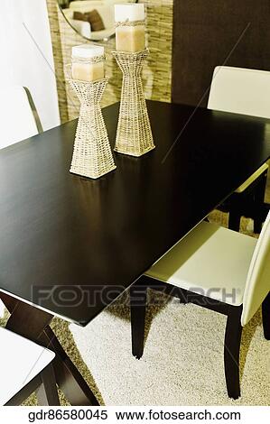 Interiors of a dining room View Large Photo Image Stock Photography - Interiors of a dining room. Fotosearch
