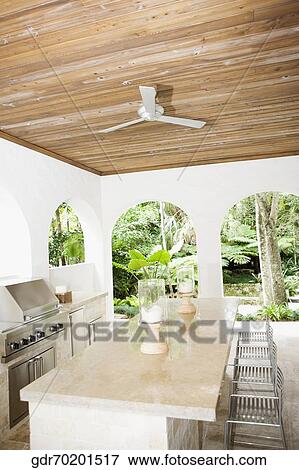 Interiors of a domestic kitchen View Large Photo Image Stock Photo - Interiors of a domestic kitchen. Fotosearch