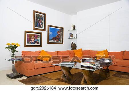 Interiors of a drawing room View Large Photo Image Picture - Interiors of a drawing room. Fotosearch