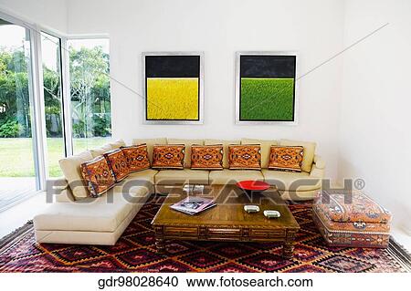 Interiors of a drawing room View Large Photo Image Stock Image - Interiors of a drawing room. Fotosearch