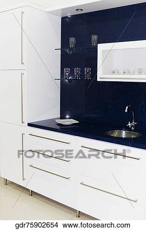 Interiors of a kitchen View Large Photo Image Picture - Interiors of a kitchen. Fotosearch