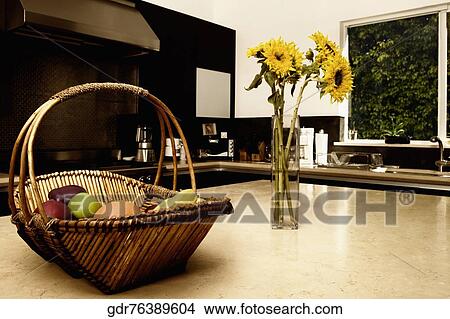 Interiors of a kitchen View Large Photo Image Picture - Interiors of a kitchen. Fotosearch