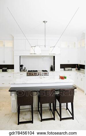 Picture - Interiors of a kitchen. Fotosearch