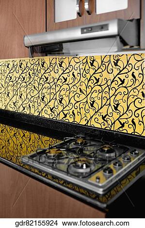 Interiors of a kitchen View Large Photo Image Picture - Interiors of a kitchen. Fotosearch