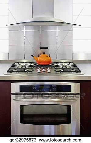 Interiors of a kitchen View Large Photo Image Stock Image - Interiors of a kitchen. Fotosearch