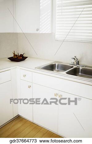 Interiors of a kitchen View Large Photo Image Stock Image - Interiors of a kitchen. Fotosearch