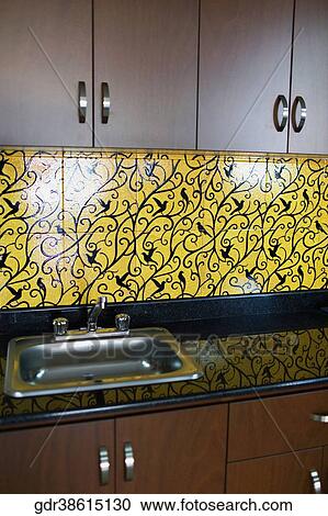 Interiors of a kitchen View Large Photo Image Stock Image - Interiors of a kitchen. Fotosearch