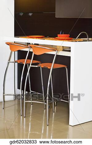 Stock Image - Interiors of a kitchen. Fotosearch