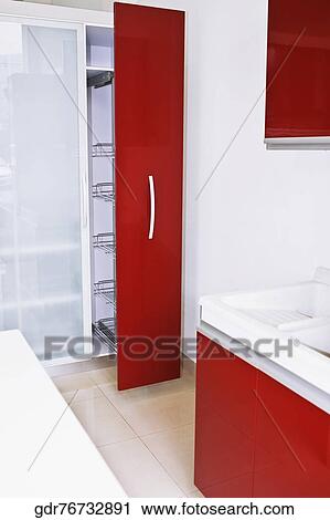 Interiors of a kitchen View Large Photo Image Stock Image - Interiors of a kitchen. Fotosearch