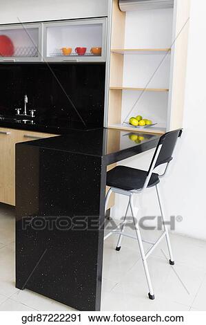Interiors of a kitchen View Large Photo Image Stock Image - Interiors of a kitchen. Fotosearch