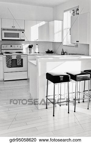 Interiors of a kitchen View Large Photo Image Stock Image - Interiors of a kitchen. Fotosearch