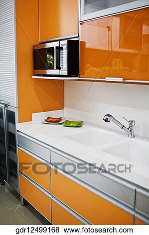 Interiors of a kitchen View Large Photo Image Stock Photo - Interiors of a kitchen. Fotosearch