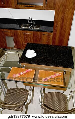 Interiors of a kitchen View Large Photo Image Stock Photo - Interiors of a kitchen. Fotosearch