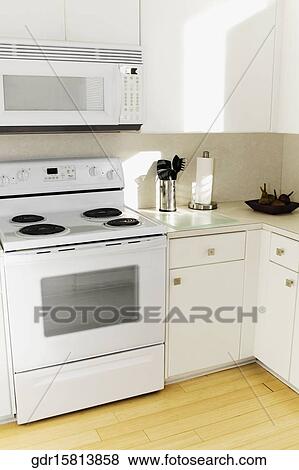 Interiors of a kitchen View Large Photo Image Stock Photo - Interiors of a kitchen. Fotosearch