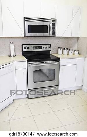 Interiors of a kitchen View Large Photo Image Stock Photo - Interiors of a kitchen. Fotosearch