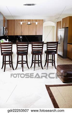 Stock Photo - Interiors of a kitchen. Fotosearch