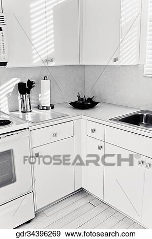 Interiors of a kitchen View Large Photo Image Stock Photo - Interiors of a kitchen. Fotosearch