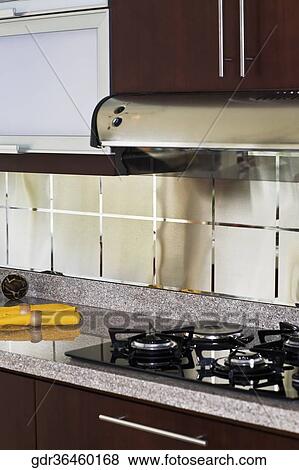 Interiors of a kitchen View Large Photo Image Stock Photo - Interiors of a kitchen. Fotosearch
