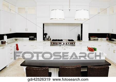 Interiors of a kitchen View Large Photo Image Stock Photo - Interiors of a kitchen. Fotosearch