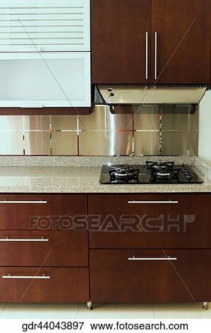 Interiors of a kitchen View Large Photo Image Stock Photo - Interiors of a kitchen. Fotosearch