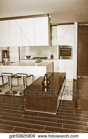 Interiors of a kitchen View Large Photo Image Stock Photo - Interiors of a kitchen. Fotosearch