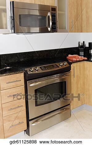 Interiors of a kitchen View Large Photo Image Stock Photo - Interiors of a kitchen. Fotosearch