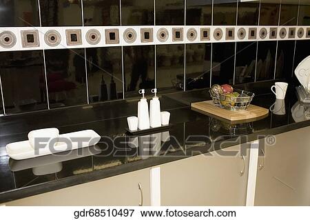 Interiors of a kitchen View Large Photo Image Stock Photo - Interiors of a kitchen. Fotosearch