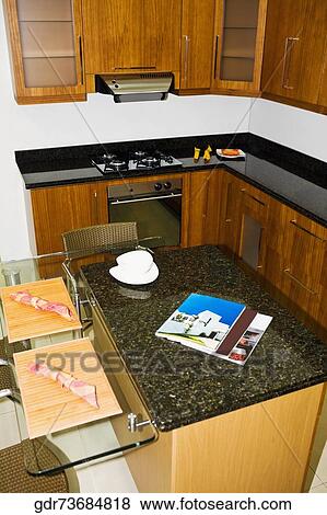 Interiors of a kitchen View Large Photo Image Stock Photo - Interiors of a kitchen. Fotosearch