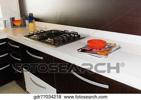 Interiors of a kitchen View Large Photo Image Stock Photo - Interiors of a kitchen. Fotosearch