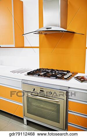 Interiors of a kitchen View Large Photo Image Stock Photo - Interiors of a kitchen. Fotosearch