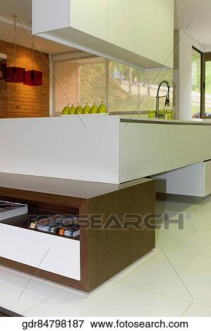 Stock Photo - Interiors of a kitchen. Fotosearch