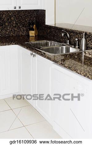 Interiors of a kitchen View Large Photo Image Stock Photograph - Interiors of a kitchen. Fotosearch
