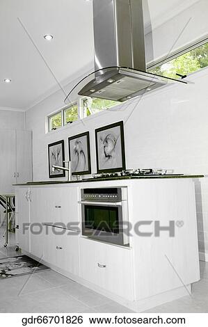 Stock Photograph - Interiors of a kitchen. Fotosearch