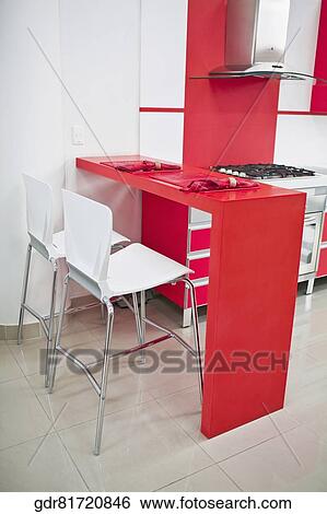 Interiors of a kitchen View Large Photo Image Stock Photograph - Interiors of a kitchen. Fotosearch