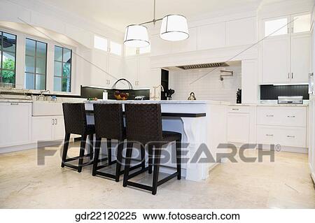 Interiors of a kitchen View Large Photo Image Stock Photography - Interiors of a kitchen. Fotosearch