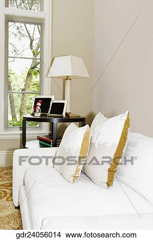 Picture - Interiors of a living room. Fotosearch