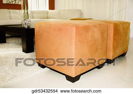 Picture - Interiors of a living room. Fotosearch