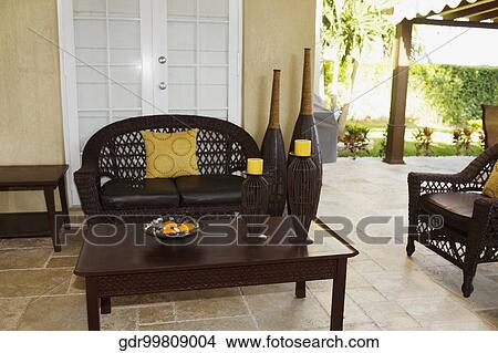 Interiors of a living room View Large Photo Image Picture - Interiors of a living room. Fotosearch