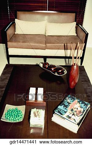 Interiors of a living room View Large Photo Image Stock Image - Interiors of a living room. Fotosearch