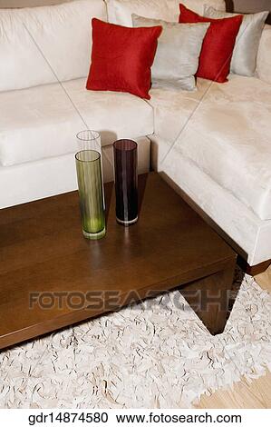 Stock Image - Interiors of a living room. Fotosearch