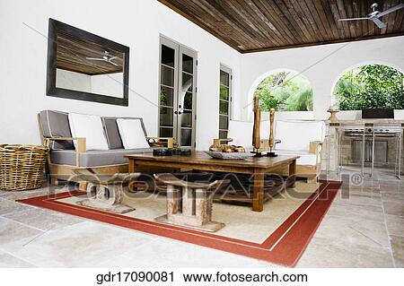Interiors of a living room View Large Photo Image Stock Image - Interiors of a living room. Fotosearch